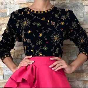 Destinee Beaded Sweater